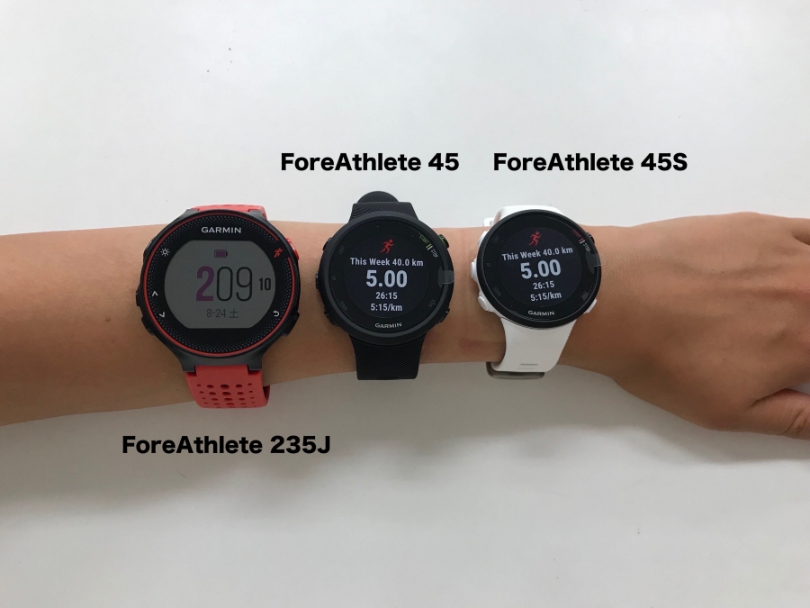 また検討させて頂きますGARMIN foreathlete 45 ブラック